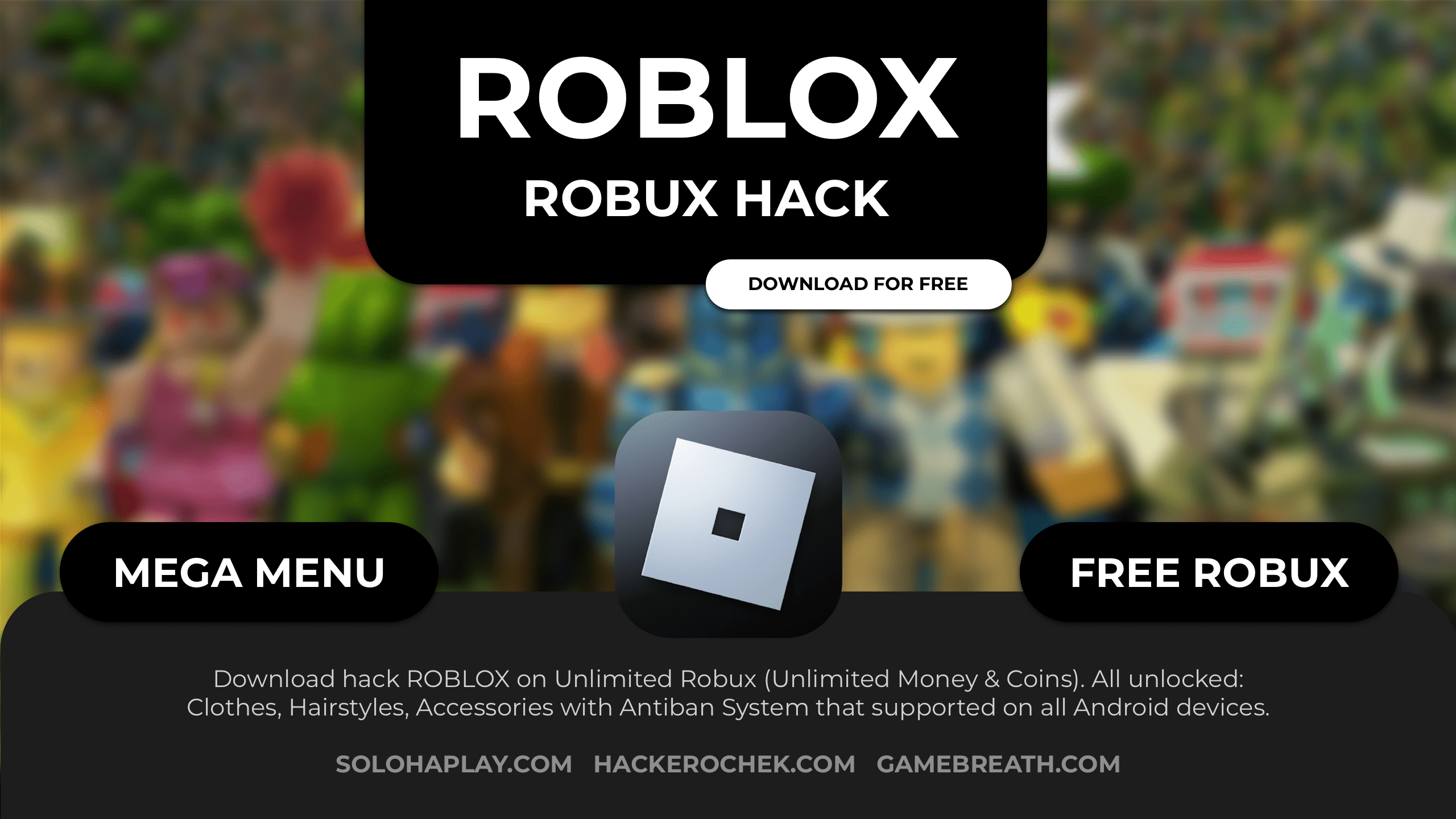 Download Roblox Robux Hack Exclusive Mod Menu Unlimited Money No
