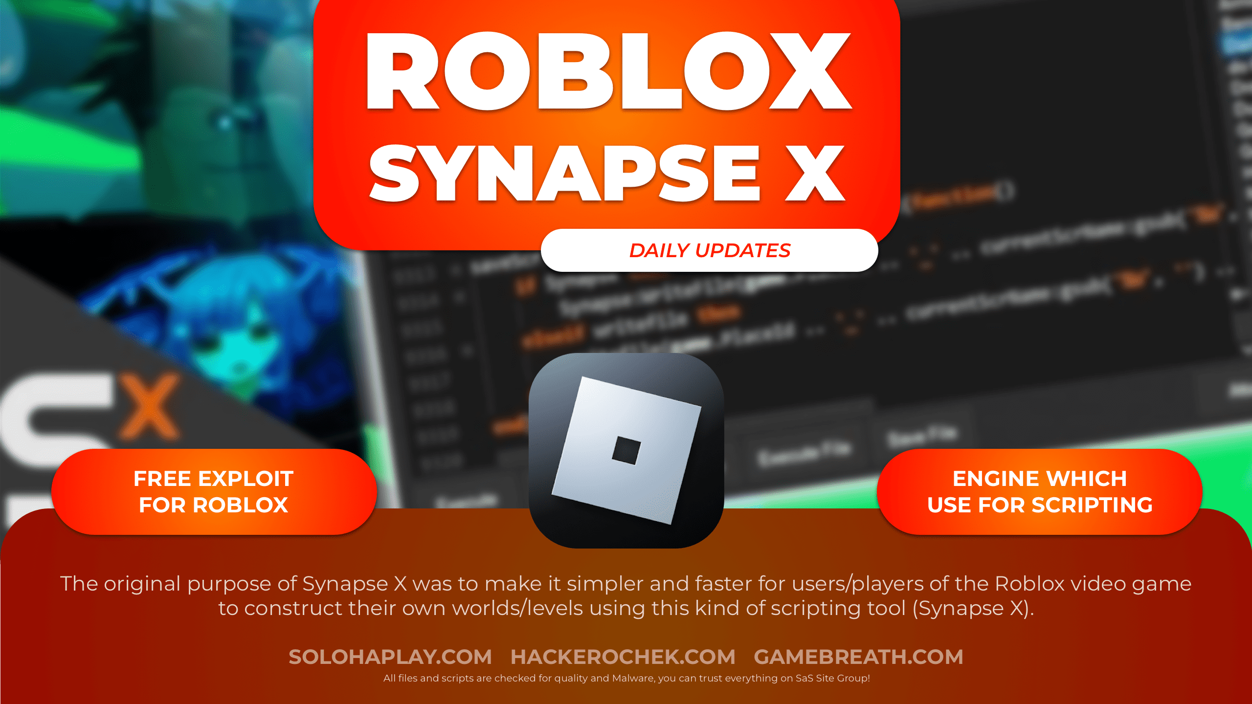 Download Cracked Synapse X 2022 Free Roblox Executor Hackerochek